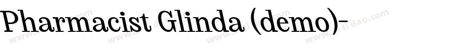 Pharmacist Glinda (demo)字体转换